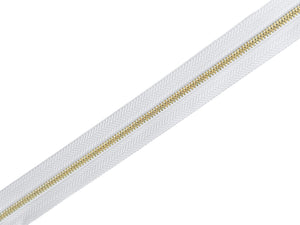 #3 Polished Gold G2 Continuous Zipper Chain