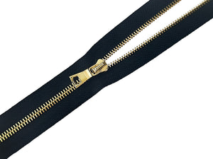 #5 Polished Gold Separating Jacket Zipper (Luxury)