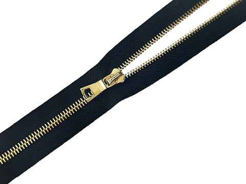 #5 Polished Gold Separating Jacket Zipper (Luxury)