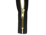 #10 Brass Heavy Duty Closed-End Zipper