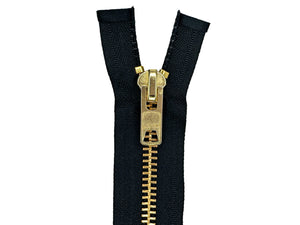 #10 Brass Heavy Duty Two-Way Separating (Jacket) Zipper